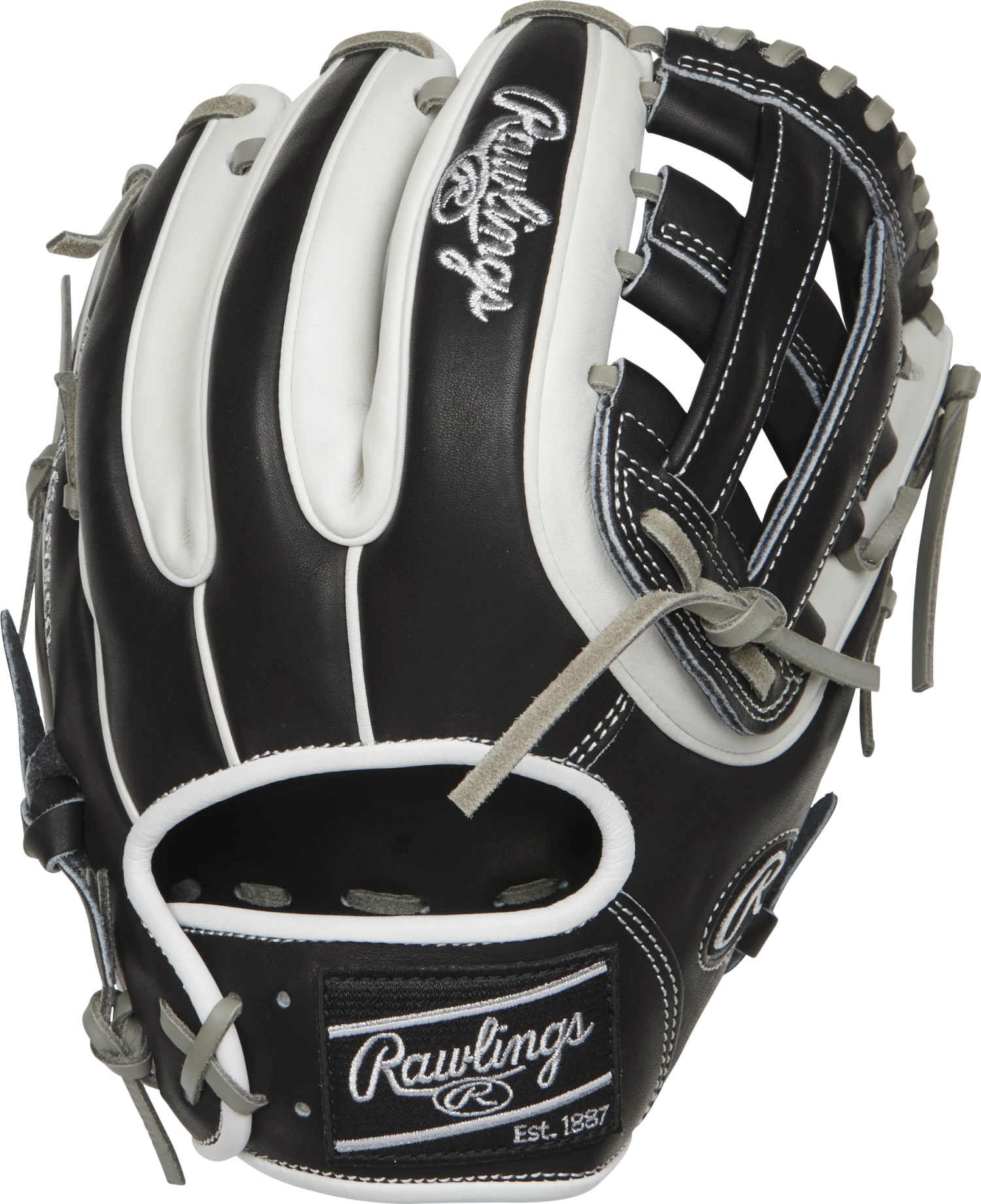 Rawlings 11.5" PRO314-6BW Heart Of The Hide Fielding Glove 2 Rawlings 11.5" PRO314-6BW Heart Of The Hide Fielding Glove - Image 2