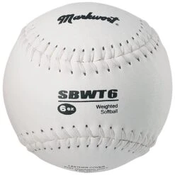 Markwort Softball Weighted 12" Training Ball -The Softball Group SBWT6 6oz