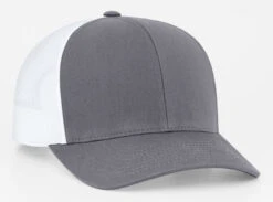 PH104C Snapback Trucker Mesh Hat -The Softball Group ph104C GraphiteWhiteL crop c0 5 0 5 625x462 95