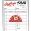 Rawlings Team Line-Up Cards